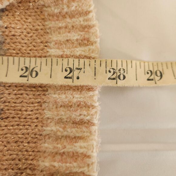 Chico’s 3 Womens XL Striped Mixed-Yarn Cocoon Open Front Cardigan Sweater - Picture 8 of 8